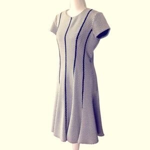 Calvin Klein Tweed Structured Dress 6